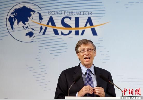 資料圖：美國(guó)首富比爾·蓋茨。中新社發(fā) 張浩 攝