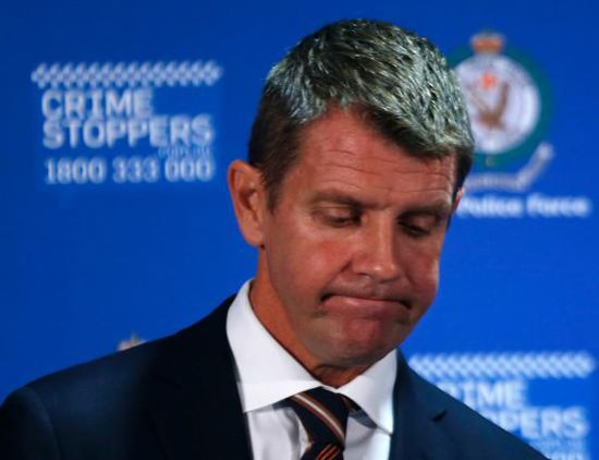 　新南威爾士州州長(zhǎng)Mike Baird出席新聞發(fā)布會(huì)。