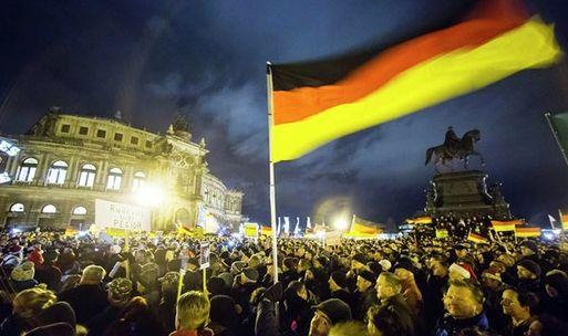 示威現(xiàn)場(chǎng)。