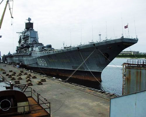 　資料圖：“戈爾什科夫”號航母。