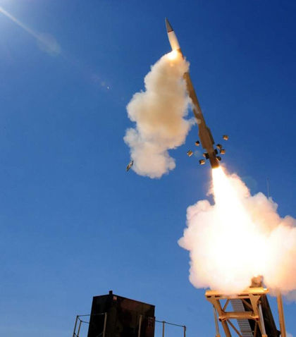 資料圖：美國(guó)愛國(guó)者-3導(dǎo)彈發(fā)射試驗(yàn)