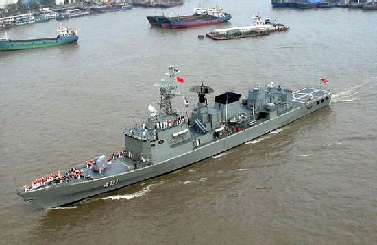 資料圖：中國為泰國建造的納萊頌恩級護衛(wèi)艦。