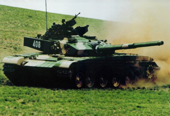 中國(guó)99式坦克人氣第一。