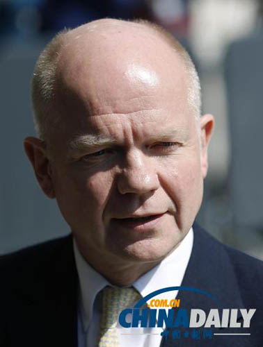 資料圖：英國外交大臣威廉·黑格。圖片來源：中國日報網(wǎng)