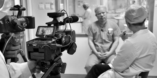 《生死之門——ICU見證實(shí)錄》拍攝現(xiàn)場(chǎng)