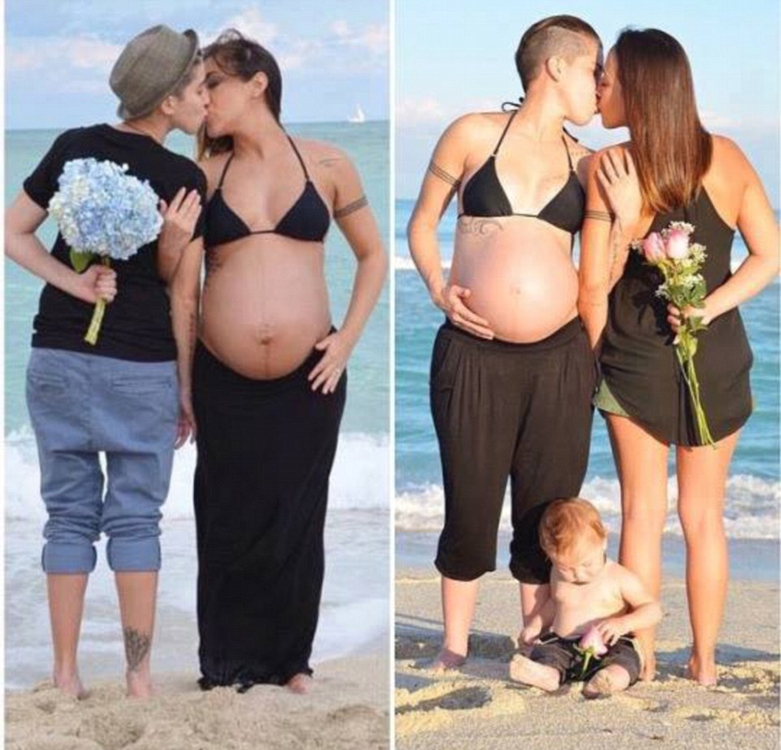 相繼懷孕的一對(duì)女同性戀